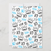 ブラ誕生日 招待状 (裏面)