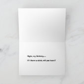 ブラ、ブラ カード (内部)