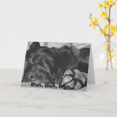 ブラ、ブラ カード (黄色い花)