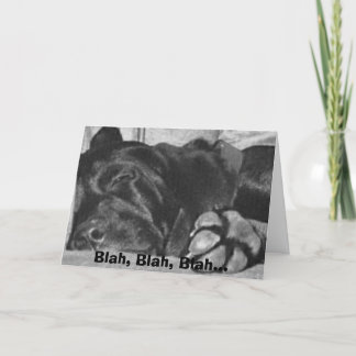 ブラ、ブラ カード