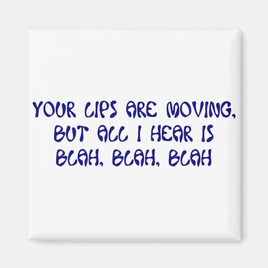 ブラ、ブラ、ブラ マグネット (正面)