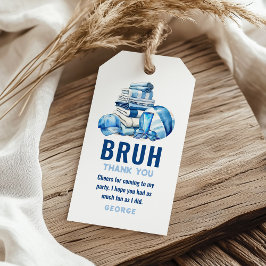 ブラ…ブループールボーイ誕生日サンキュー ギフトタグ