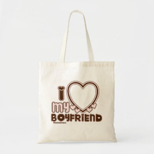ブラloveウンbf トートバッグ