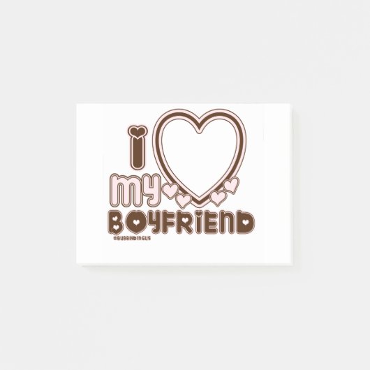 ブラloveウンbf ポストイット (正面)