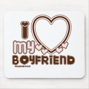 ブラloveウンbf マウスパッド