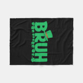 ブラSt patricks dayボーイズStパッツブラミーム フリースブランケット (正面(横))