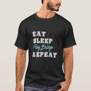 ブリおもしろいッジ遊のカードゲーム食べスリープリピートGI Tシャツ