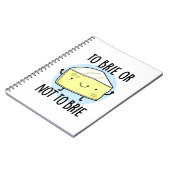 ブリにするかブリにしないか 面白いチーズのダジャレ ノートブック (左側)