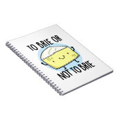 ブリにするか、ブリにしないか 面白いチーズのダジャレ ノートブック (右側)