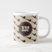 ブリアパイプカスタムイニシャルパイプスモーカー ジャンボコーヒーマグカップ (右)