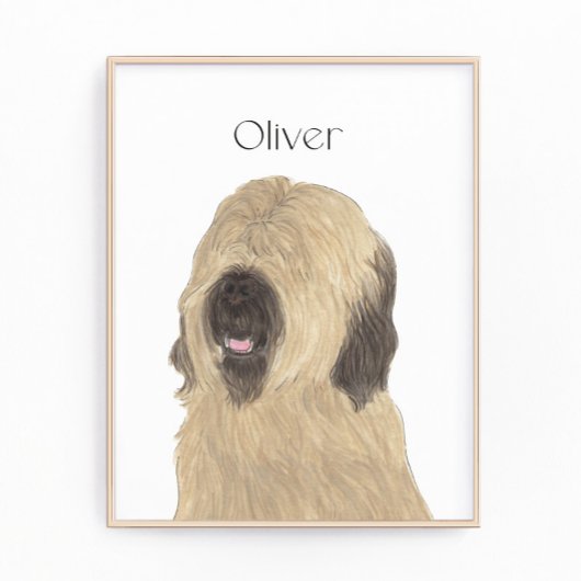 ブリアパーソナライズされたード フォトプリント           