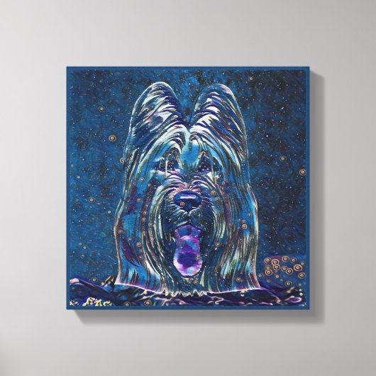 ブリアードブルースター絵画リーナイトスタイル キャンバスプリント (正面)
