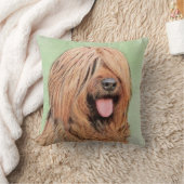 ブリアード絵画ズ – かわいいオリジナルドッグアート クッション (ブランケット)