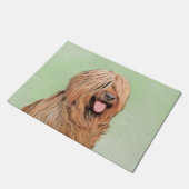 ブリアード絵画ズ – かわいいオリジナルドッグアート ドアマット (アングル)