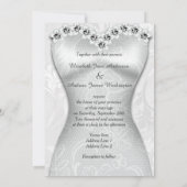 ブリエレガントデ結婚スガウン 招待状 (裏面)