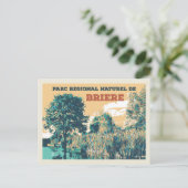 ブリエール・フランスの地方公園の湿地 ポストカード (スタンド正面)