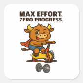 ブリオジムユーモアのシール – トレーニングガギフト スクエアシール (正面)