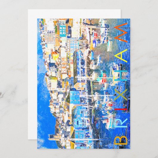 ブリカム 招待状 (正面/裏面)