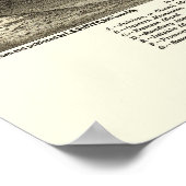 ブリガム市， UTパノラママップ – 1875 ポスター (角)