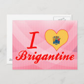 ブリガンティン ニュージャージー州が大好き ポストカード (正面/裏面)