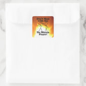 ブリキのホイッスル選手のスクエアスティックを台無しにしない スクエアシール (バッグ)