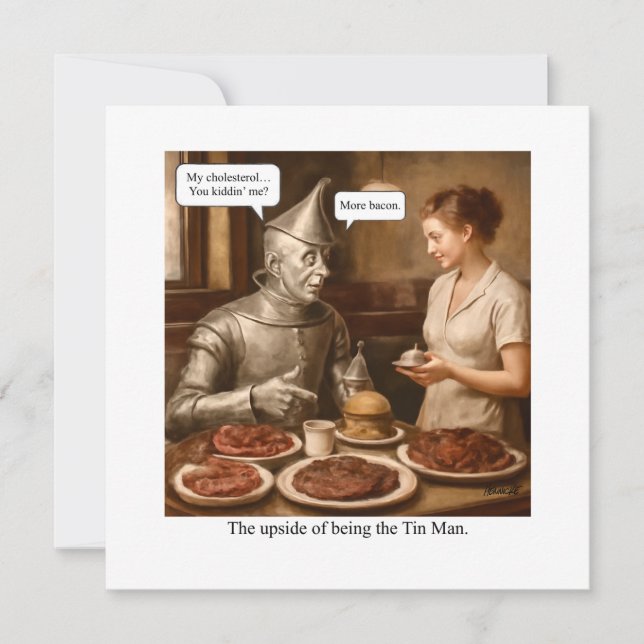 ブリキの男だという逆さ (正面)