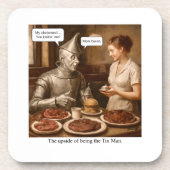 ブリキの男だという逆さ コースター (正面)