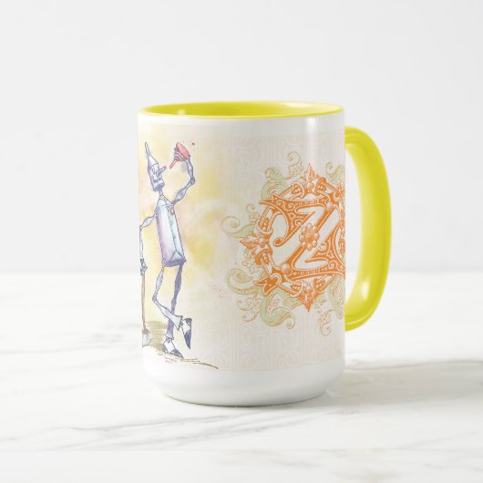 ブリキの男とオズコーヒーマグの魔法使い マグカップ (正面右)