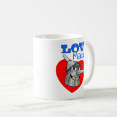 ブリキの男ラブマニアによるマシン! コーヒーマグカップ (正面右)