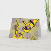 ブリキの男性グリーティングカード カード (裏面)