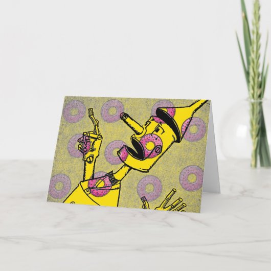 ブリキの男性グリーティングカード カード (正面)