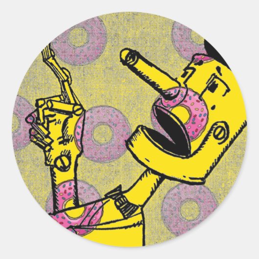 ブリキの男性シール ラウンドシール (正面)