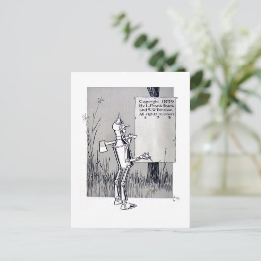 ブリキ人 ポストカード (スタンド正面)