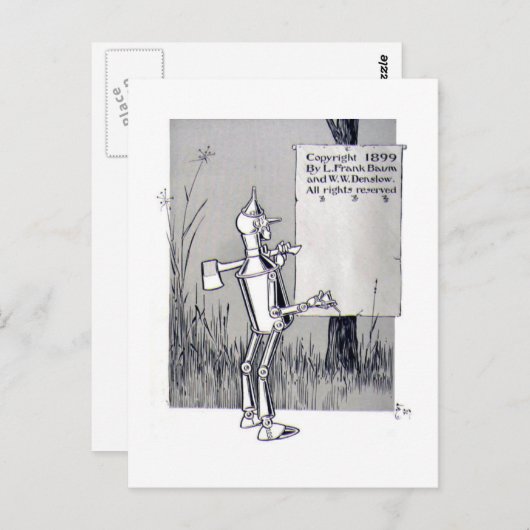 ブリキ人 ポストカード (正面/裏面)