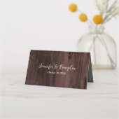 ブリキ投手の綿茎結婚 プレイスカード (裏面)