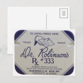 ブリキ箱はがき ポストカード (正面/裏面)