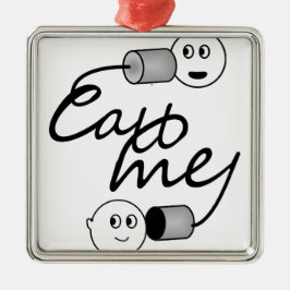 ブリキ缶から電話 メタルオーナメント