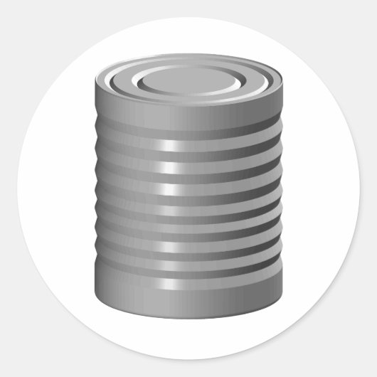 ブリキ缶シール ラウンドシール (正面)