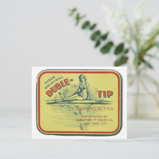 ブリキ缶 ポストカード (スタンド正面)