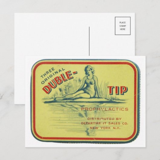 ブリキ缶 ポストカード (正面/裏面)