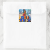 ブリキ缶 – 昼食後 スクエアシール (バッグ)