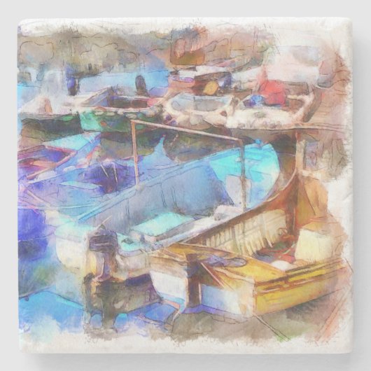 ブリクシャムハーバーデボンUK ストーンコースター (正面)