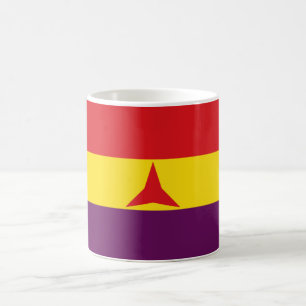ブリケ国際的デススペインの州旗 コーヒーマグカップ