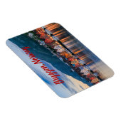 ブリゲン・ベルゲン・ノルウェー様式化 マグネット (右側)