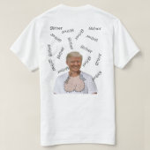 ブリザリングオレンジのバカTシャツ Tシャツ (デザイン裏面)