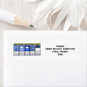 ブリザードおもしろい予測差出人住所ラベル ラベル (インサイチュ)