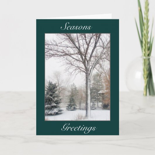 ブリザードの平静 シーズンカード (正面)