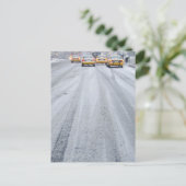 ブリザードの黄色のタクシー ポストカード (スタンド正面)