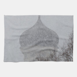 ブリザードロシアの キッチンタオル