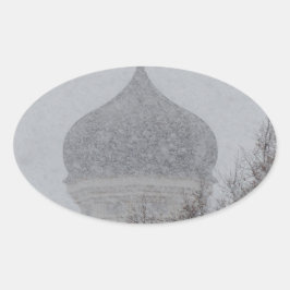 ブリザードロシアの 楕円形シール